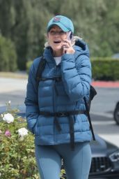Haley Roberts Steps Out for a Call in Calabasas