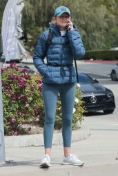 Haley Roberts Steps Out for a Call in Calabasas