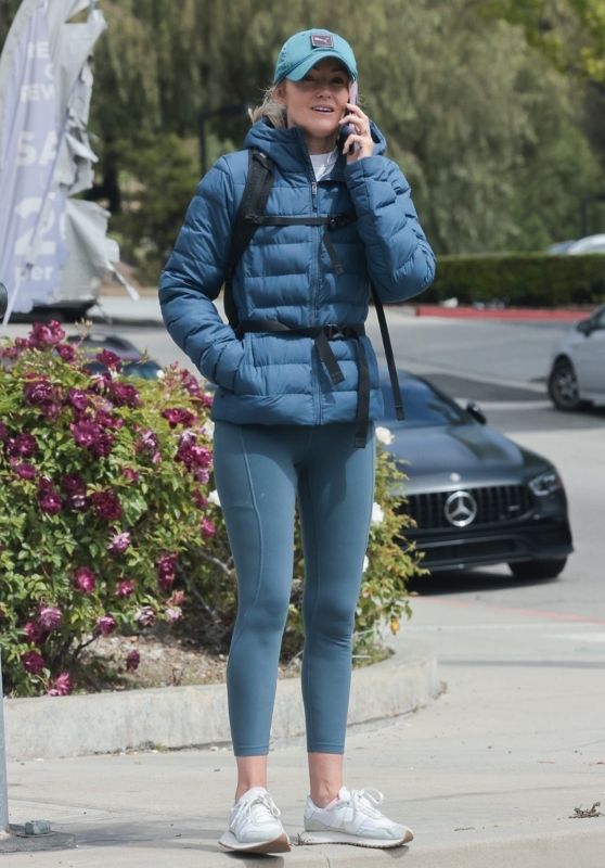 Haley Roberts Steps Out for a Call in Calabasas