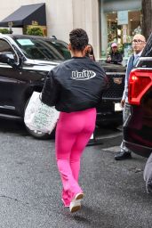 Halle Bailey Arrives in Style Before Met Gala 2025