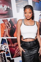 Halle Bailey Attends Zales "Own It" Campaign Launch in NYC