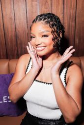 Halle Bailey Attends Zales "Own It" Campaign Launch in NYC