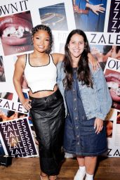 Halle Bailey Attends Zales "Own It" Campaign Launch in NYC