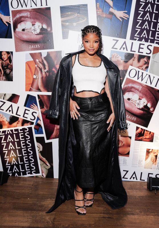 Halle Bailey Attends Zales "Own It" Campaign Launch in NYC