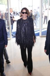 Halle Berry Wows in Fringe at Hotel Martinez