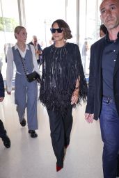 Halle Berry Wows in Fringe at Hotel Martinez