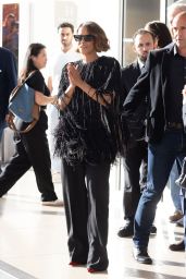 Halle Berry Wows in Fringe at Hotel Martinez
