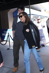 Hargitay, Son at Knicks Playoff MSG