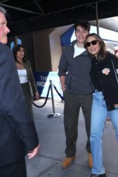 Hargitay, Son at Knicks Playoff MSG