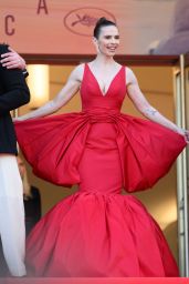 Hayley Atwell Commands Cannes in Red Giambattista Valli