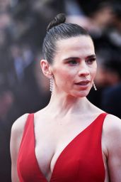Hayley Atwell Commands Cannes in Red Giambattista Valli
