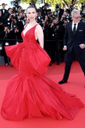 Hayley Atwell Commands Cannes in Red Giambattista Valli