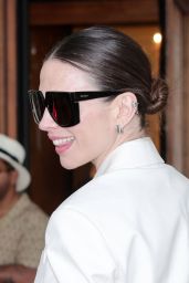 Hayley Atwell Elevates Cannes Style in White Blazer