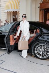 Hayley Atwell Elevates Cannes Style in White Blazer