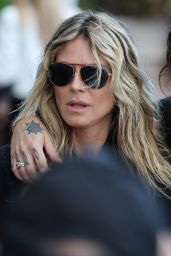 Heidi Klum Rocks Louboutin Loafers in Cannes