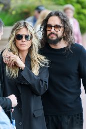 Heidi Klum Rocks Louboutin Loafers in Cannes