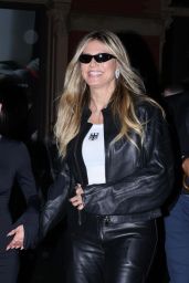 Heidi & Leni Klum’s Elegant Arrival at Met Gala After-Party