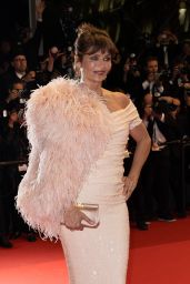 Helena Christensen Feathered Glamour Cannes Premiere