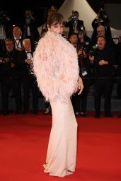 Helena Christensen Feathered Glamour Cannes Premiere