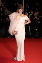 Helena Christensen Feathered Glamour Cannes Premiere