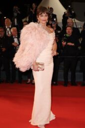 Helena Christensen Feathered Glamour Cannes Premiere