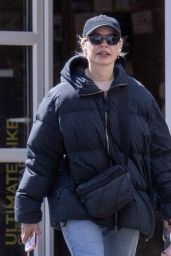 Holly Willoughby Walks Dog in LOVE Puffer