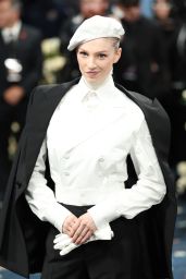 Hunter Schafer at Met Gala 2025: Tailored Black Elegance