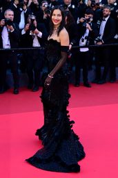 Irina Shayk Embraces Gothic Elegance at Cannes