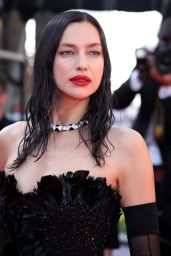 Irina Shayk Embraces Gothic Elegance at Cannes