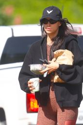 Irina Shayk Grabs Coffee in Hamptons May 2025