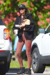 Irina Shayk Grabs Coffee in Hamptons May 2025