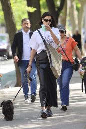 Irina Shayk Walks Her Dog in Effortless NYC Style 04.30.2025