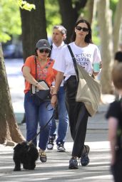 Irina Shayk Walks Her Dog in Effortless NYC Style 04.30.2025