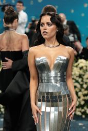 Jenna Ortega Rules Met Gala 2025 in Metal Balmain