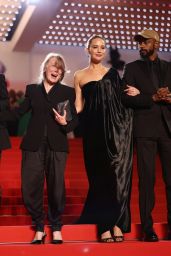 Jennifer Lawrence and Robert Pattinson at Cannes in Dior Couture