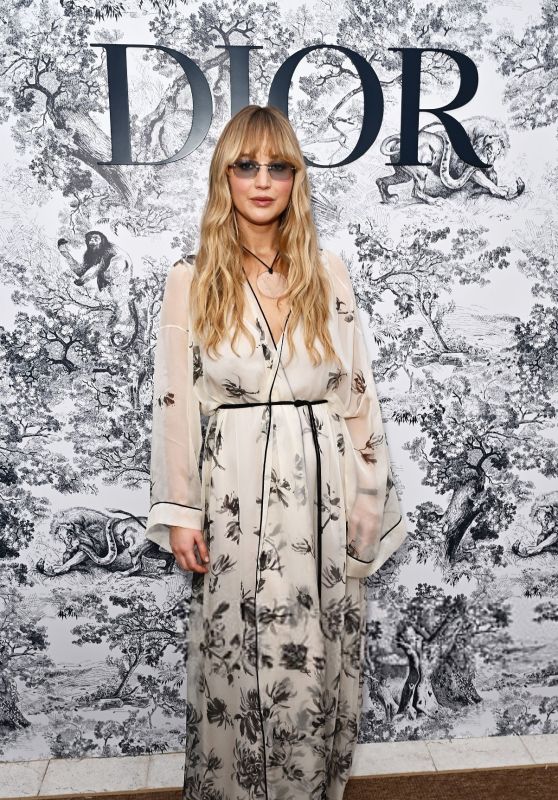 Jennifer Lawrence in Dior at Cannes Dinner for Die My Love