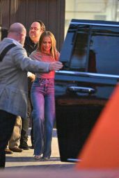 Jennifer Lopez Steps Out After Private Screening at The Grove