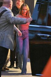 Jennifer Lopez Steps Out After Private Screening at The Grove