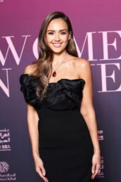Jessica Alba in Rachel Gilbert at Cannes 2025
