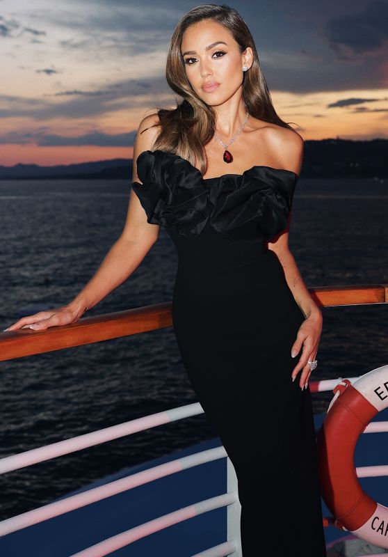 Jessica Alba Rachel Gilbert Levi Gown Red Sea Film Foundation Gala 2025