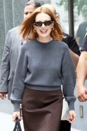 Julianne Moore Wears Bottega Veneta at The View NYC