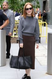 Julianne Moore Wears Bottega Veneta at The View NYC