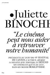 Juliette Binoche Covers Madame Figaro 05.09.2025