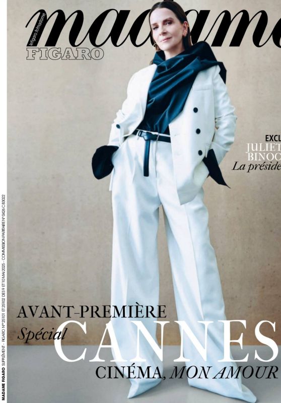 Juliette Binoche Covers Madame Figaro 05.09.2025