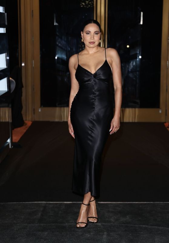 Jurnee Smollett Chic at Miami F1 Cadillac Event