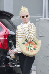 Kate Mara Steps Out with Platinum Hair in LA
