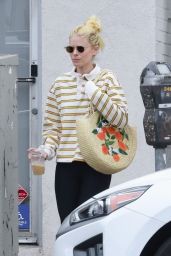 Kate Mara Steps Out with Platinum Hair in LA