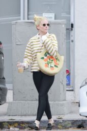 Kate Mara Steps Out with Platinum Hair in LA
