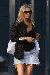 Kate Moss & Fiona Young Stroll Through Notting Hill with Dogs
