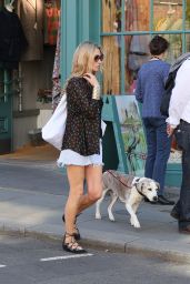 Kate Moss & Fiona Young Stroll Through Notting Hill with Dogs